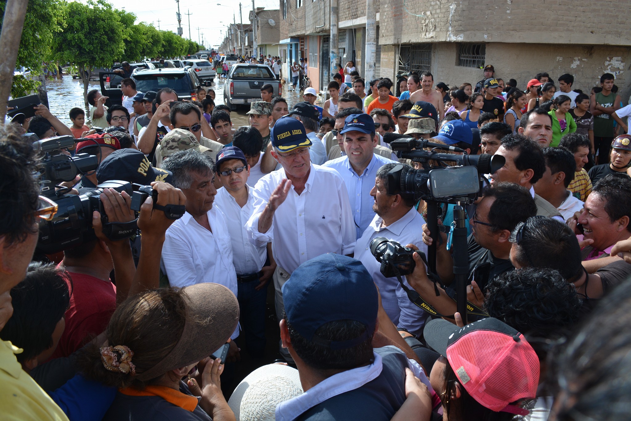 El presidente Pedro Pablo Kuczynski visitó Chiclayo el último 3 de febrero.